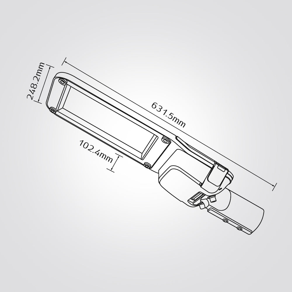 פנס רחוב אפור 50W|100W| 150W|IP65| 4000K