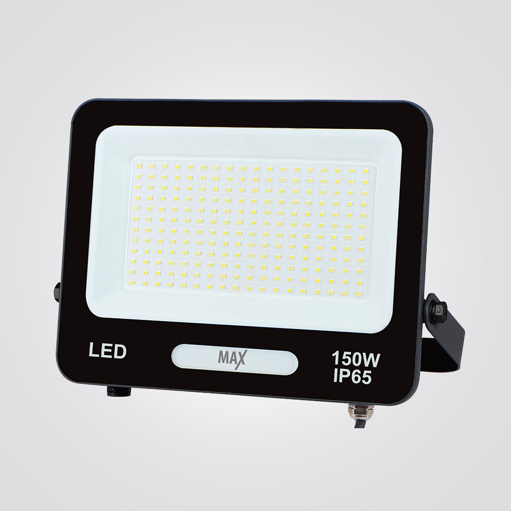 פנס הצפה לד ג'ון 150W| IP65| שחור| 6500K