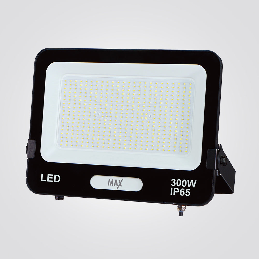 פנס הצפה לד ג'ון 300W| IP65| שחור| 6500K