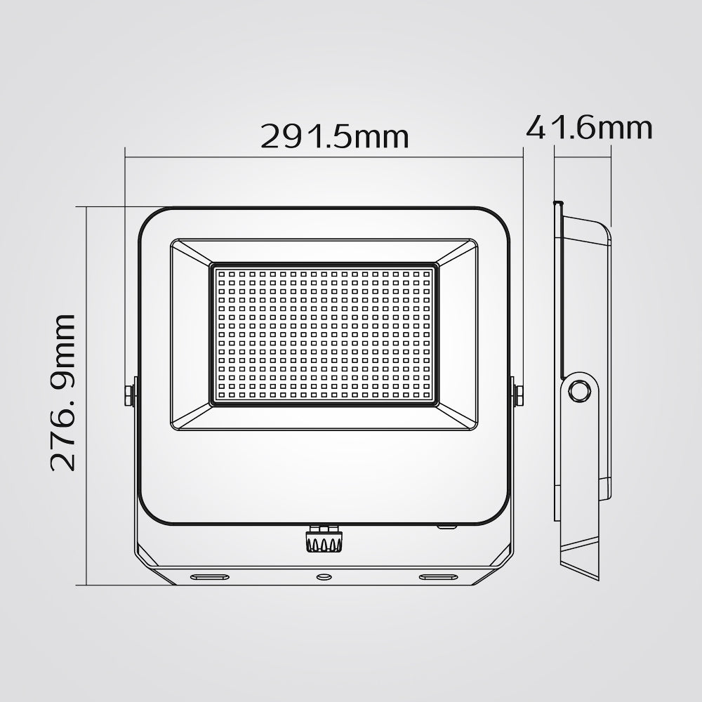 פנס הצפה לד ג'ון 200W| IP65| לבן| CCT כפתור