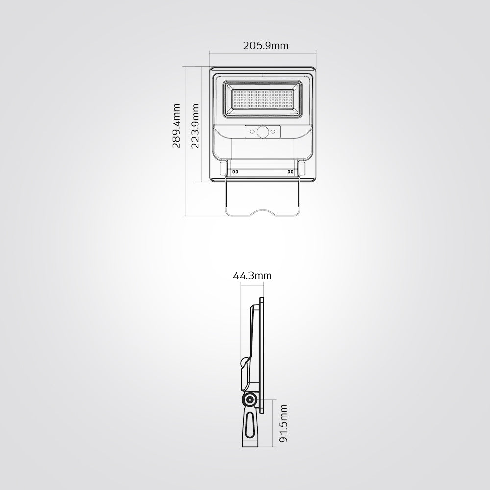 פנס רחוב סולארי + גלאי תנועה תושבת ושלט הפעלה 50W| 6500K|IP65