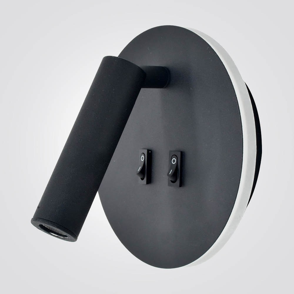 מנורת קיר קריאה רומי שחור דגם| A