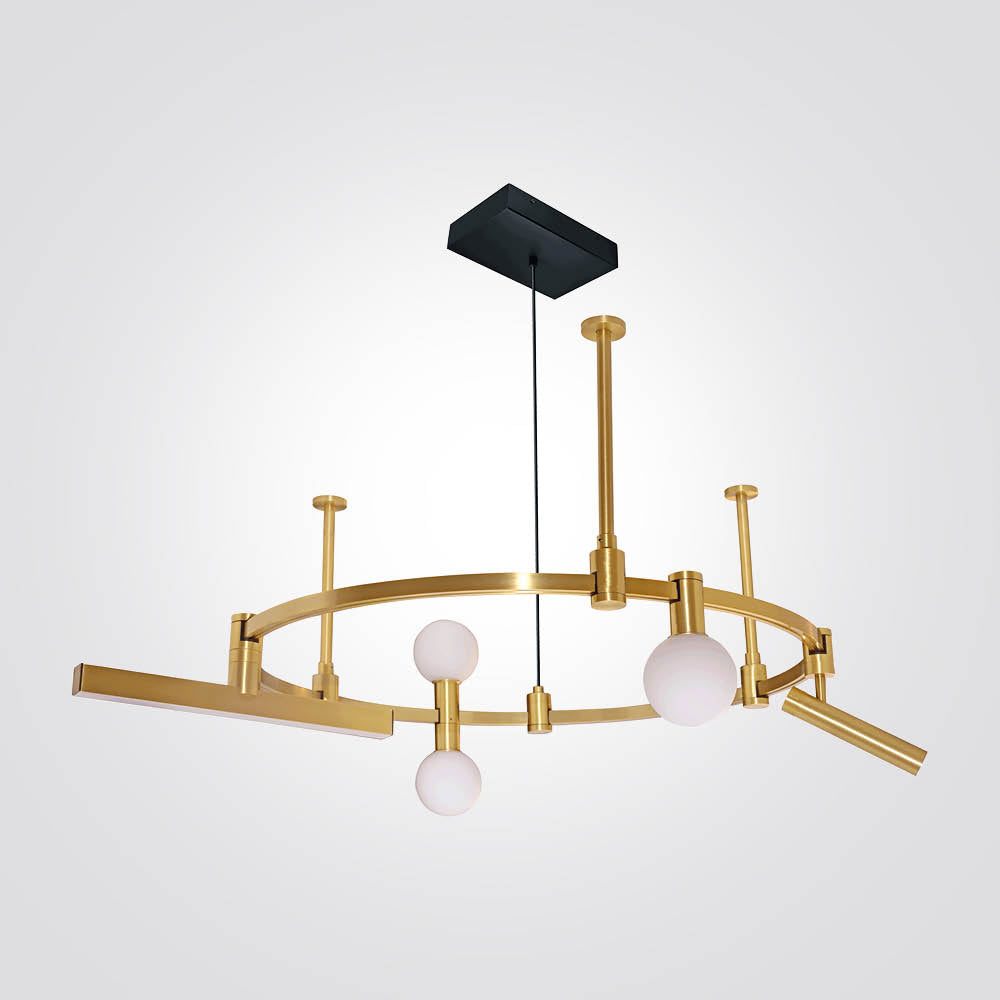 גוף תאורה למערכת מגנטית מג'יק 8W| פליז| 48V | דגם B