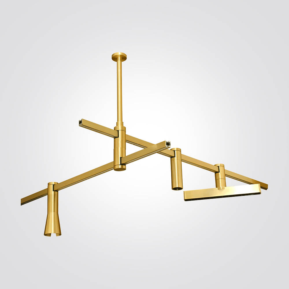 גוף תאורה למערכת מגנטית מג'יק 8W| פליז| 48V | דגם B