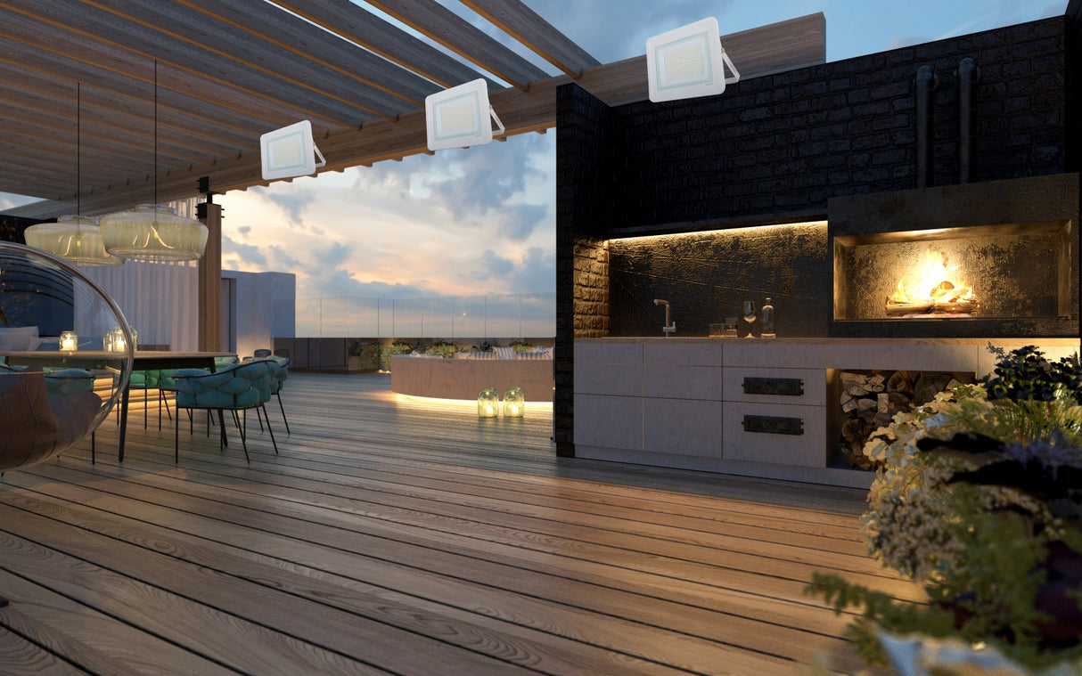 פרוז'קטור פנס הצפה ליעד LED 200W לבן| IP65