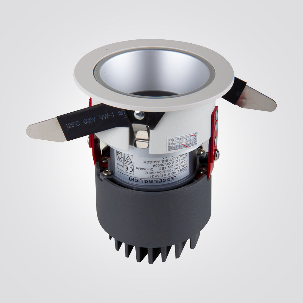 שקוע בנצי לד לדימור 12W| 3000K| לבן