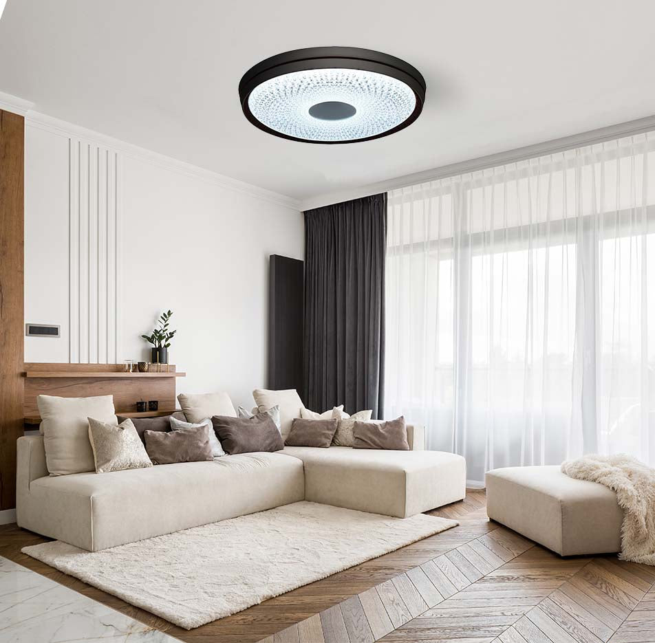 צמוד תקרה היאם לד CCT+ שלט Φ41| Φ51| שחור