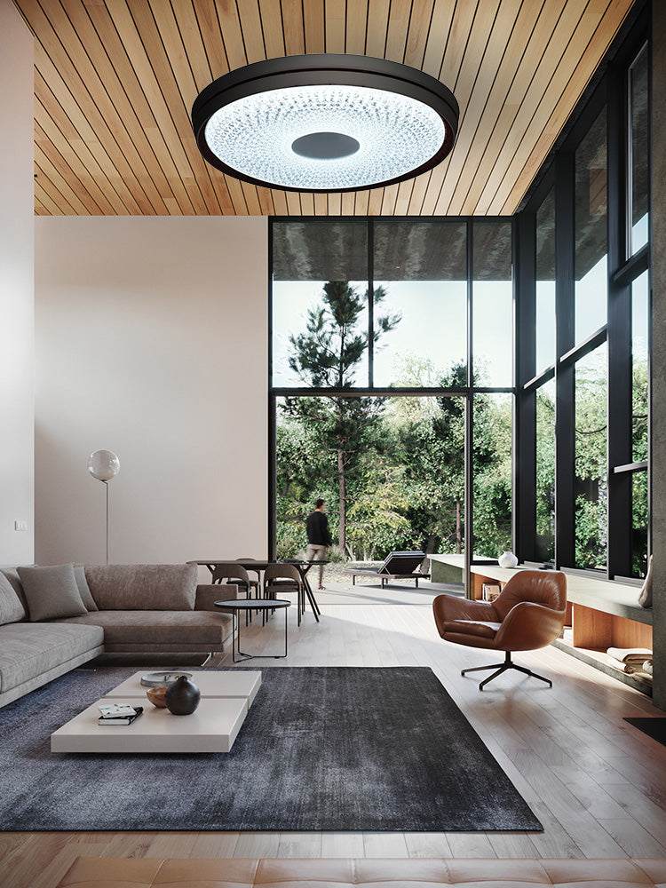 צמוד תקרה היאם לד CCT+ שלט Φ41| Φ51| שחור