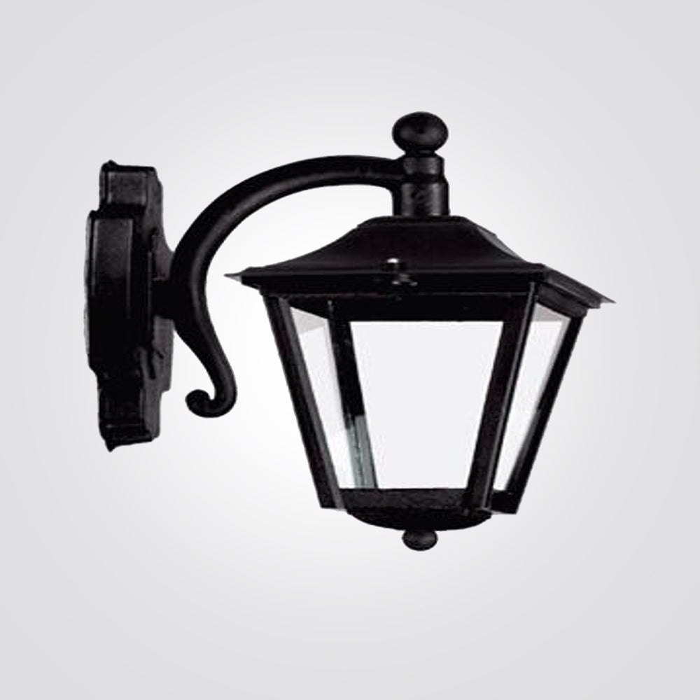 מנורת קיר גינה חוץ סירוס LIDO| שחור