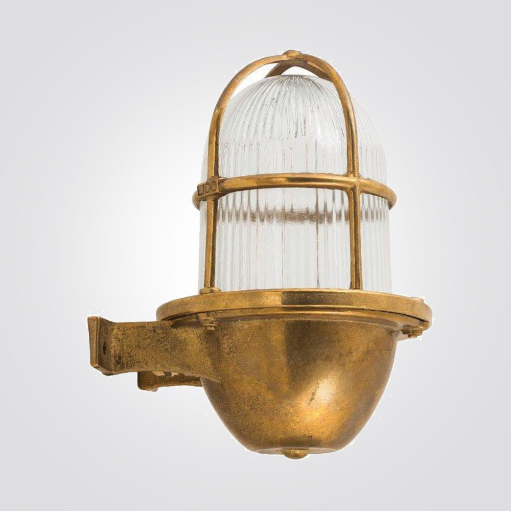 מנורת קיר גינה חוץ סמי| פליז יצוק| IP44