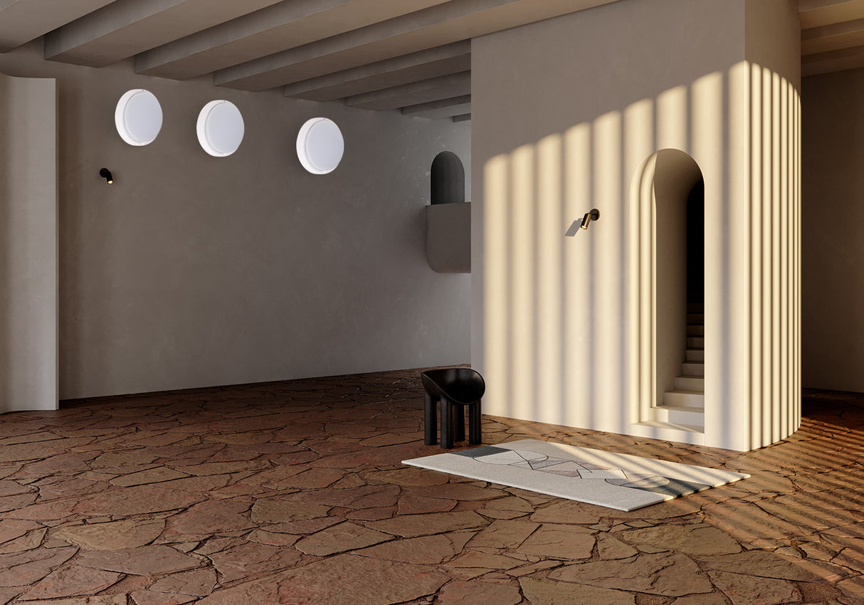 צמוד תקרה דוריה מוגן מים 24W| שחור|לבן| IP54| Φ23