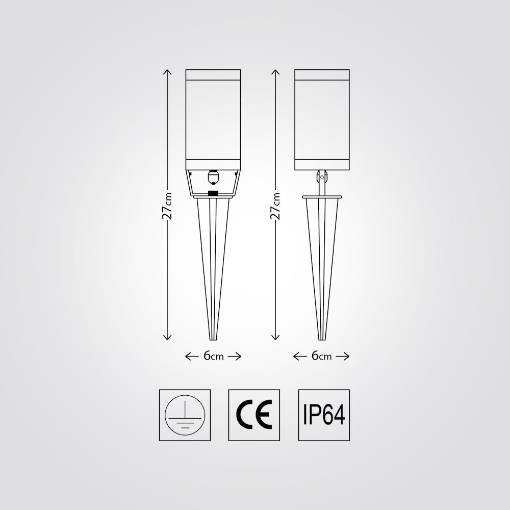 דוקרן גינה חוץ חמז| פליז יצוק| IP64
