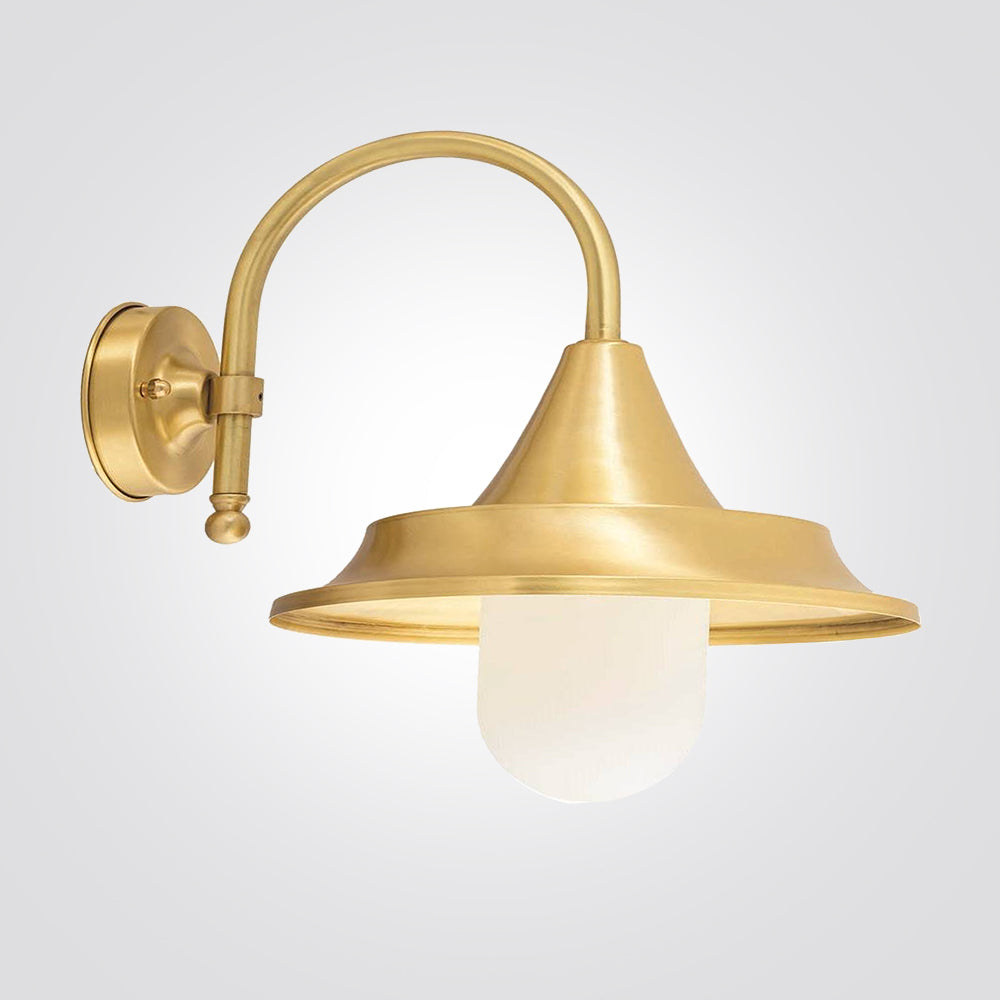 מנורת קיר גינה חוץ רודוס LIDO| פליז