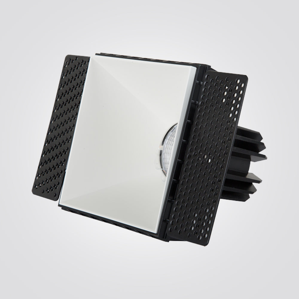 שקוע תקרה טרימלס פור מרובע 13W| 3000K| לבן