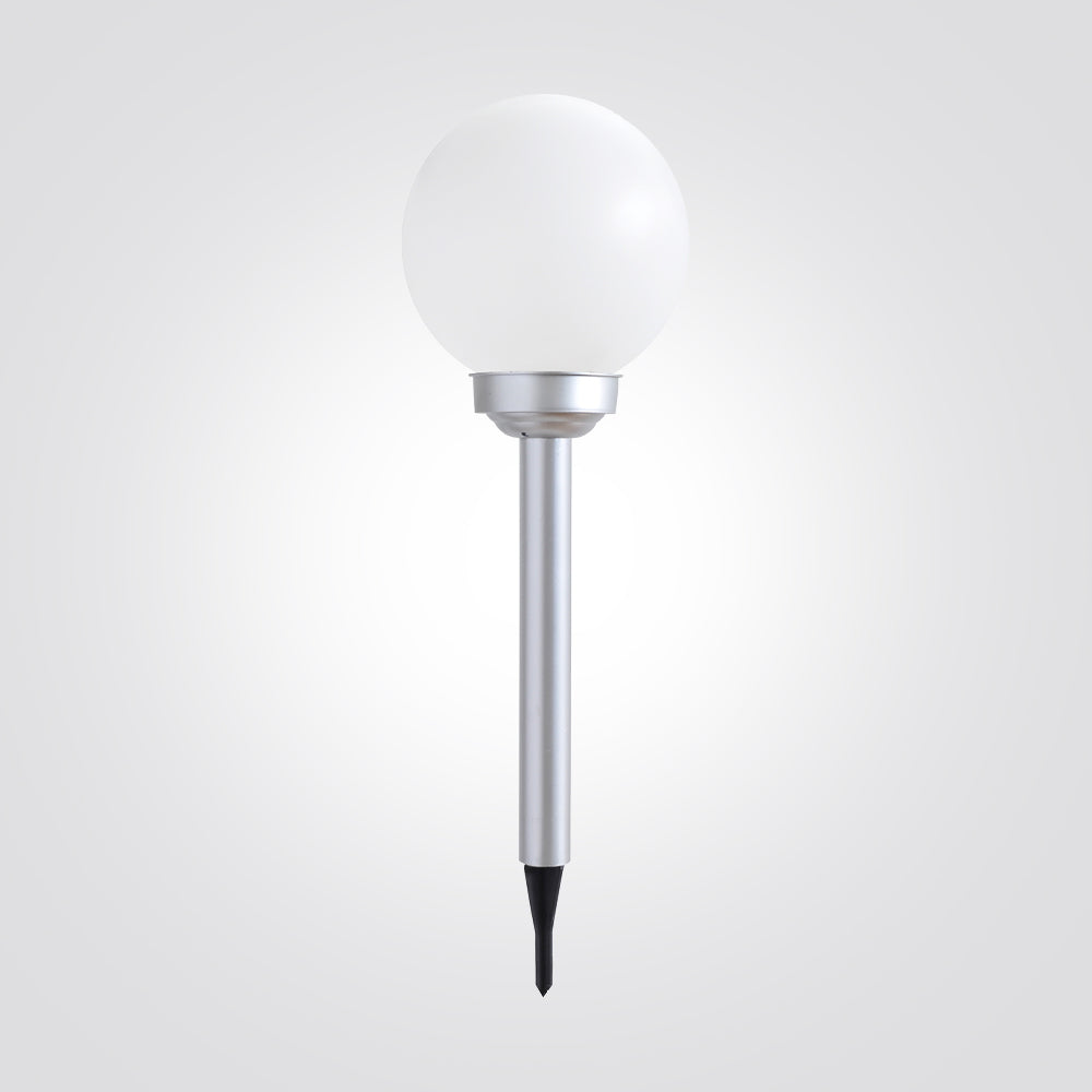 דוקרן גינה גלובו סולארי עגול- כסף