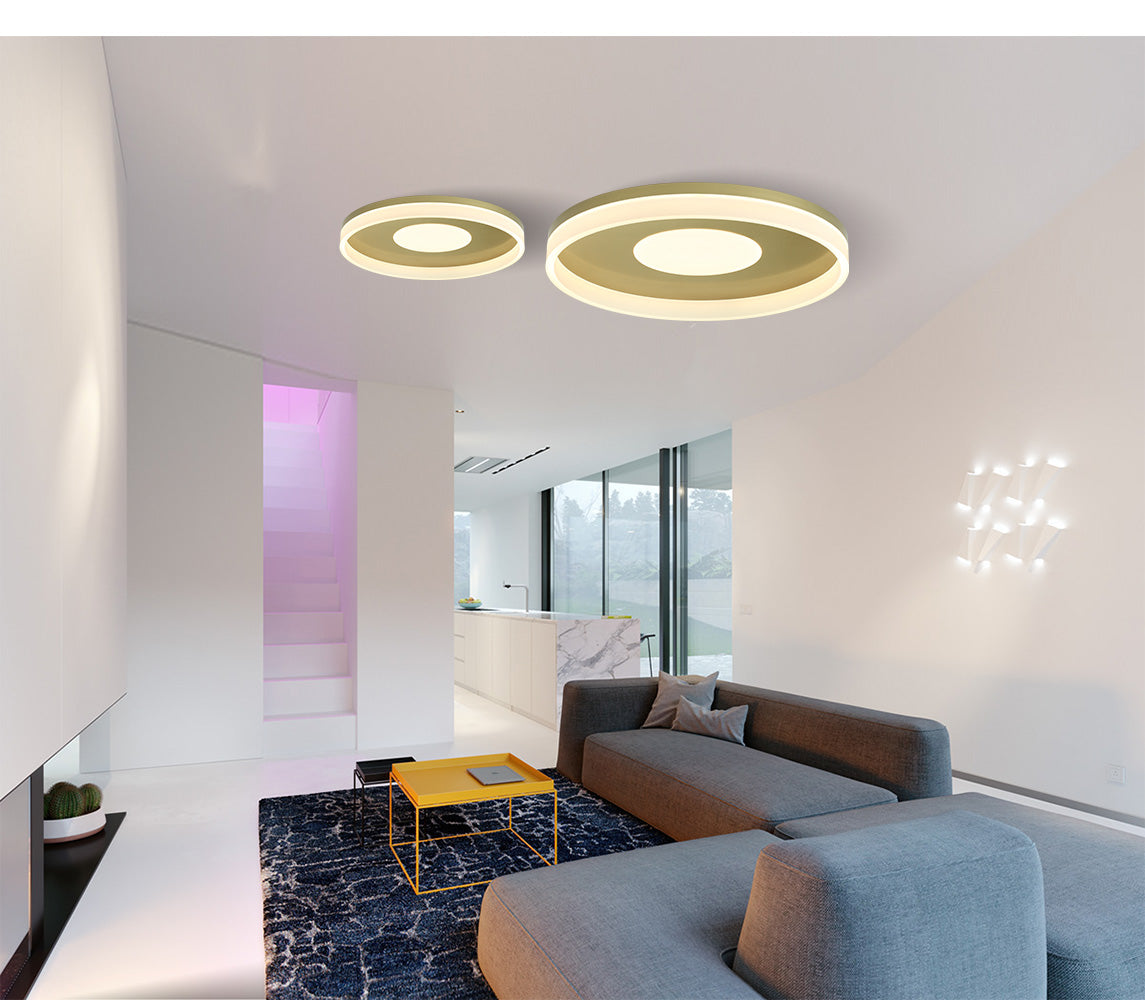 צמוד תקרה קובי לד| Φ45| זהב