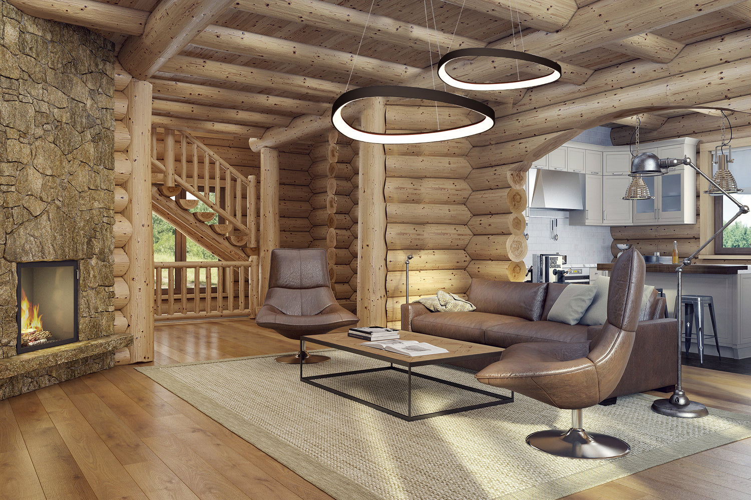 מנורת תלייה עז לד| לבן| שחור| זהב| Φ42| Φ60|Φ80| CCT