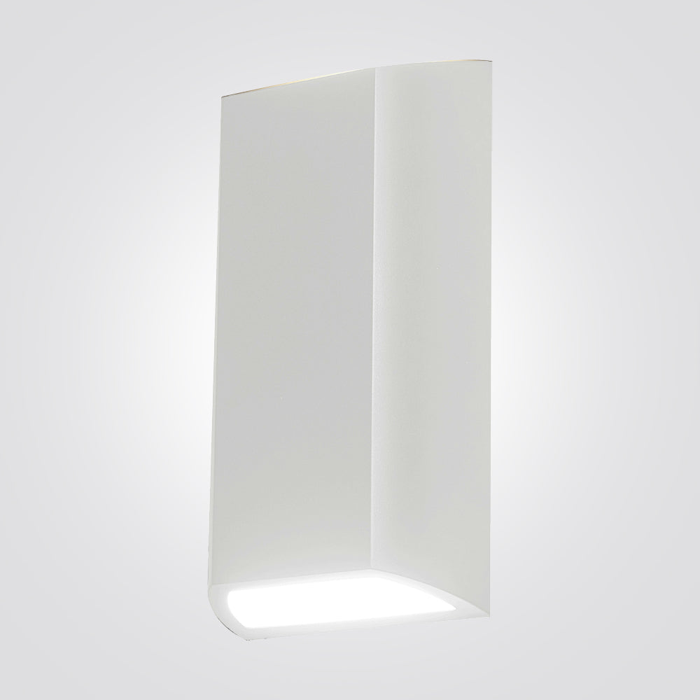 מנורת קיר גינה חוץ אפ-דאון לד מימו שחור| לבן