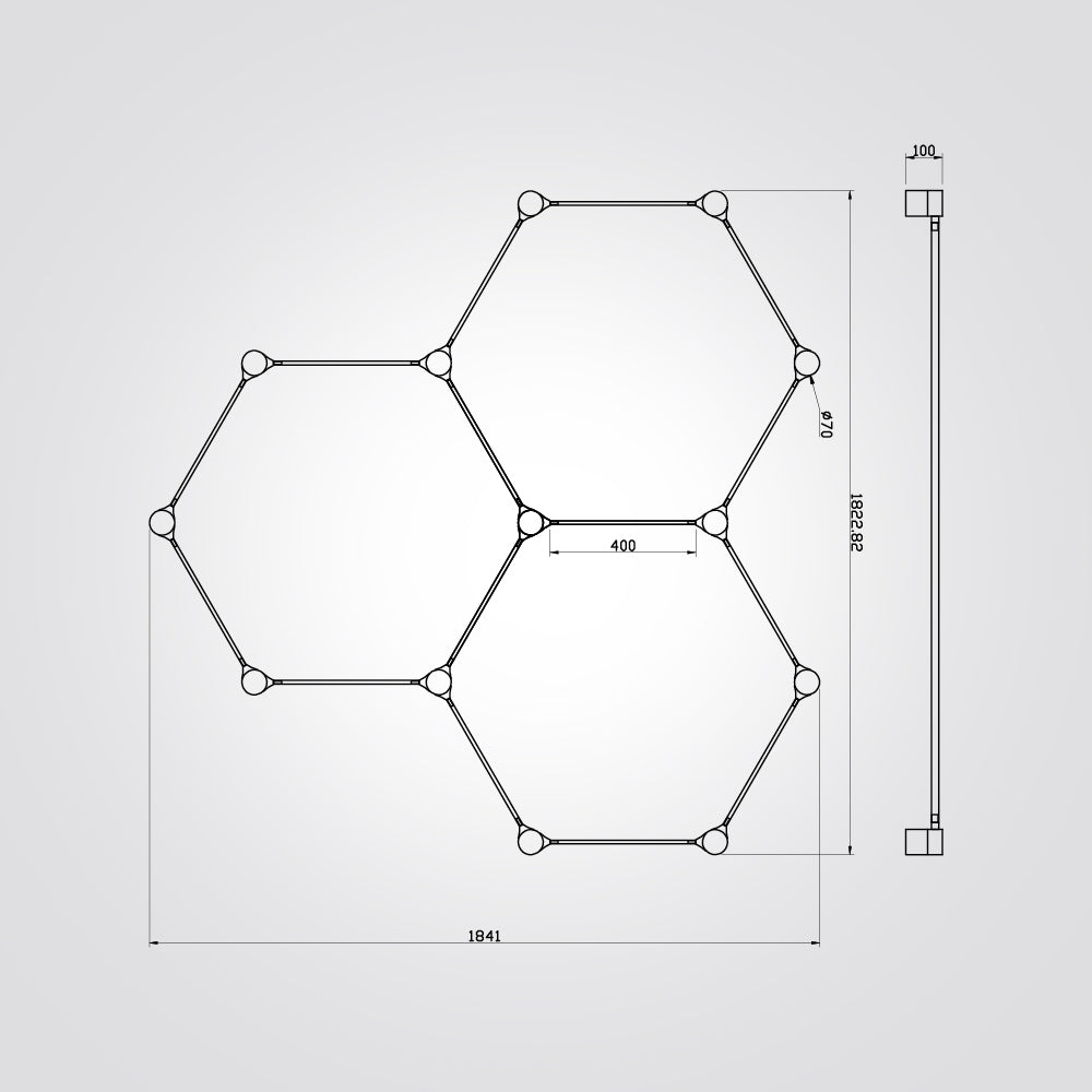 צמוד תקרה מודולרי MOD