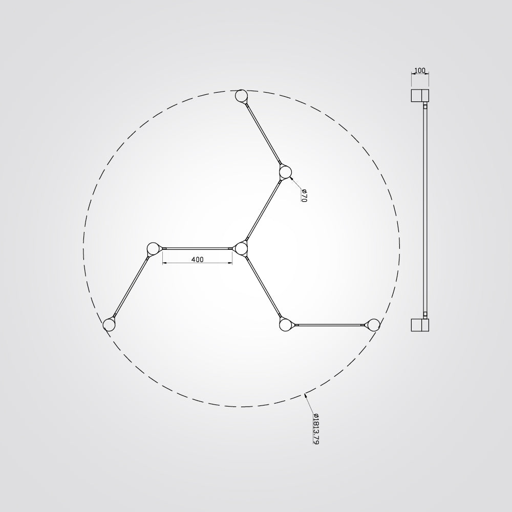 צמוד תקרה מודולרי MOD