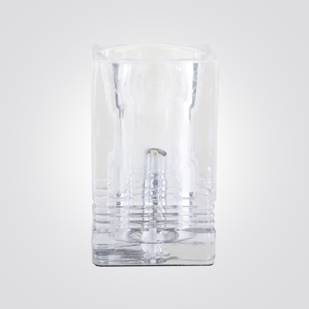 מנורת שולחן קריסטל זכוכית