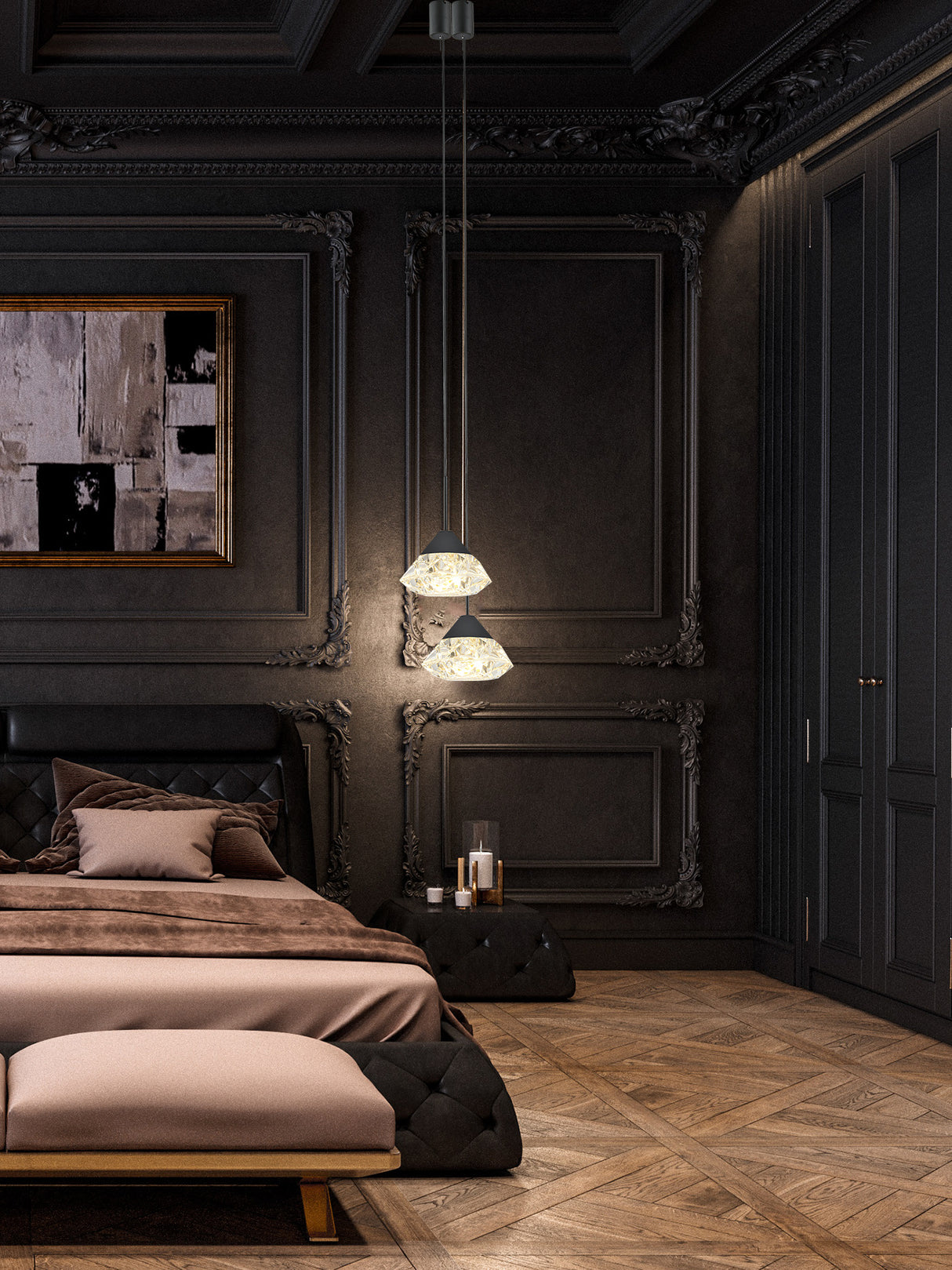 מנורת תליה לואיזה בודד