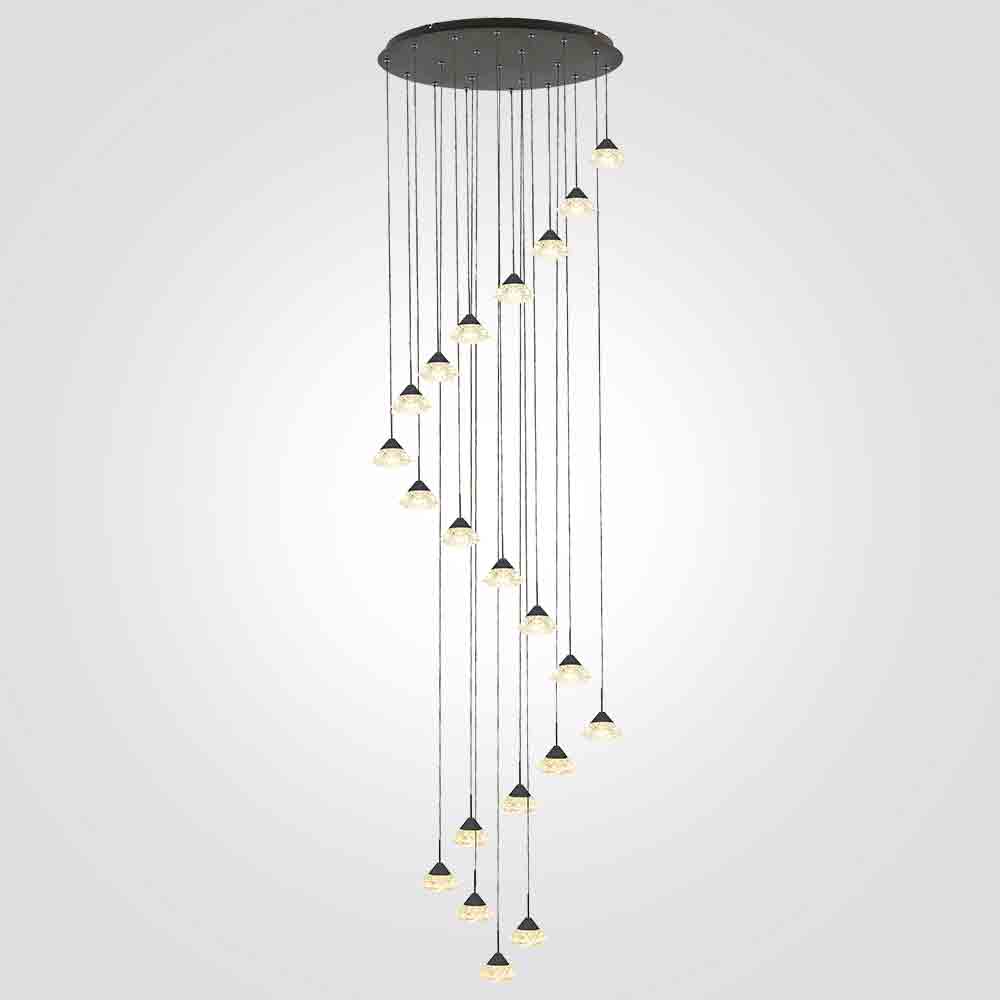 מנורת תליה לואיזה 20 יהלומי אקריל