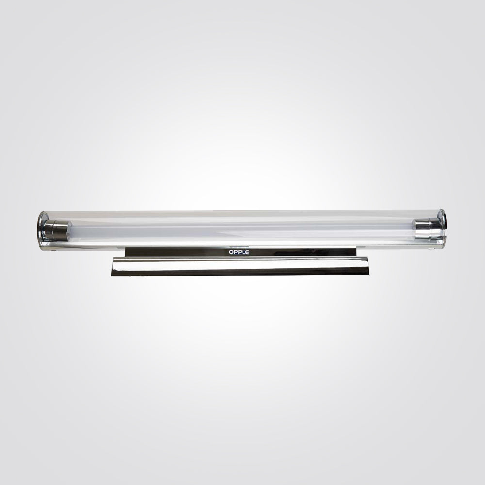 מנורת קיר מראה צינור זכוכית18W| כרום