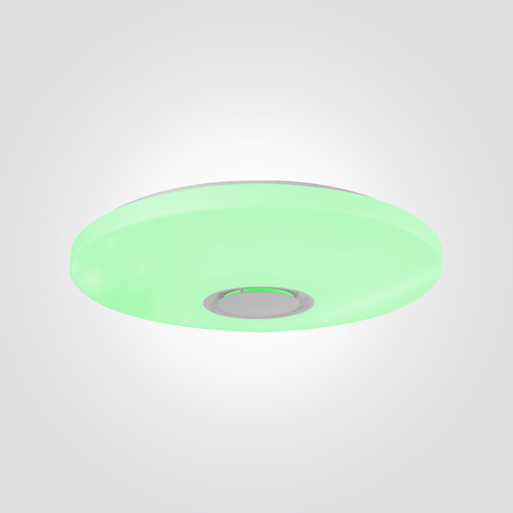 צמוד תקרה סירקל לד CCT+ שלט Φ40|Φ50|Φ80| בלוטוס| לבן