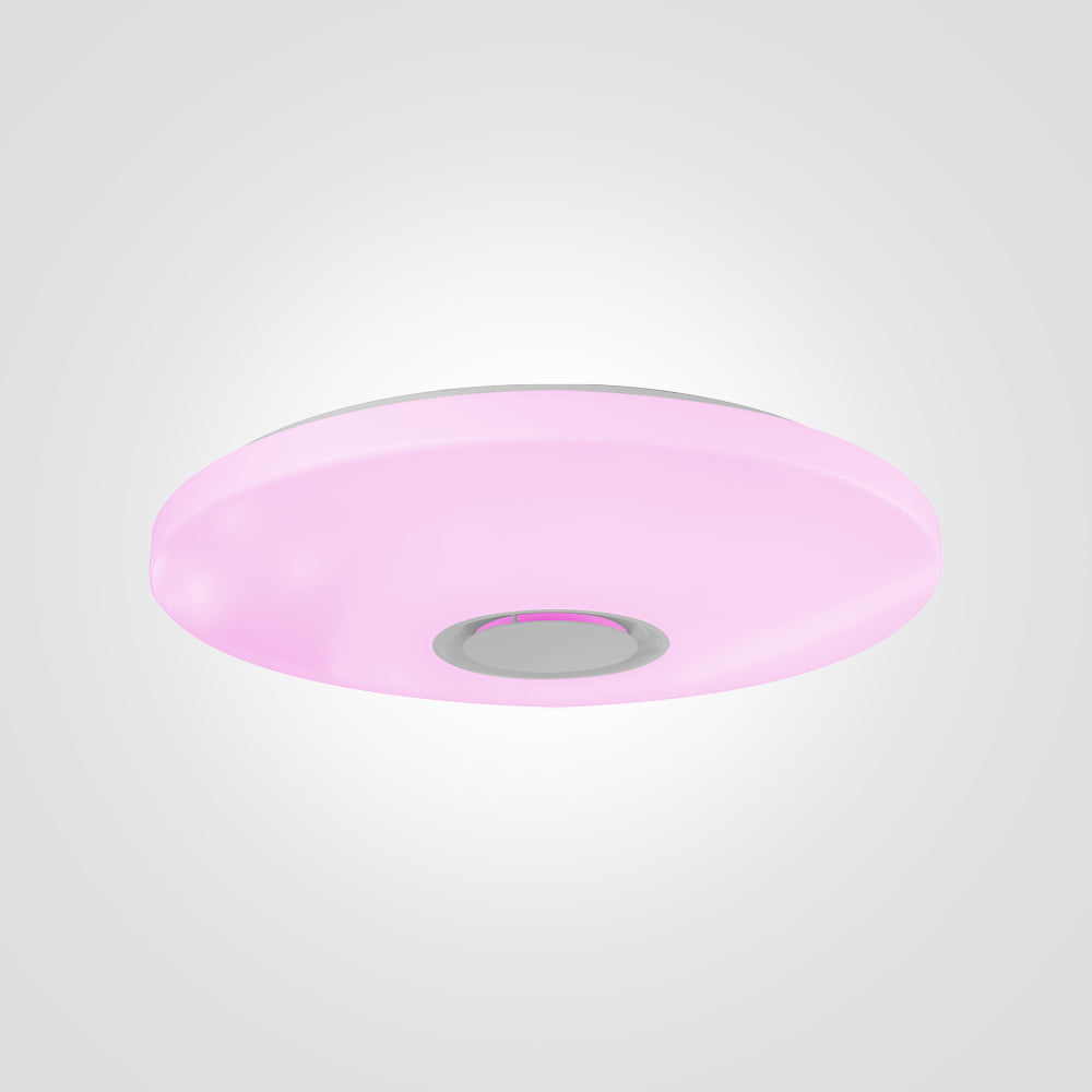 צמוד תקרה סירקל לד CCT+ שלט Φ40|Φ50|Φ80| בלוטוס| לבן