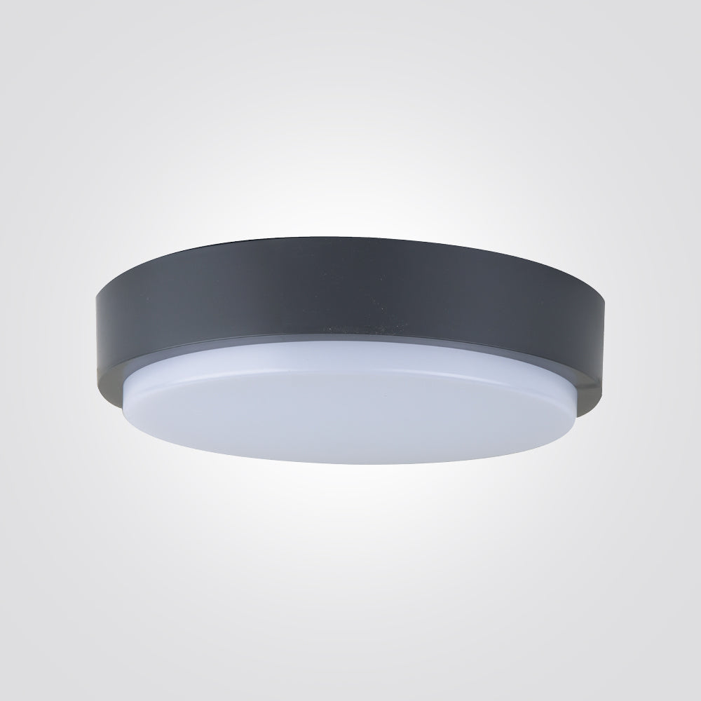 צמוד תקרה סאב מוגן מים 12W| IP65| אפור| Φ25