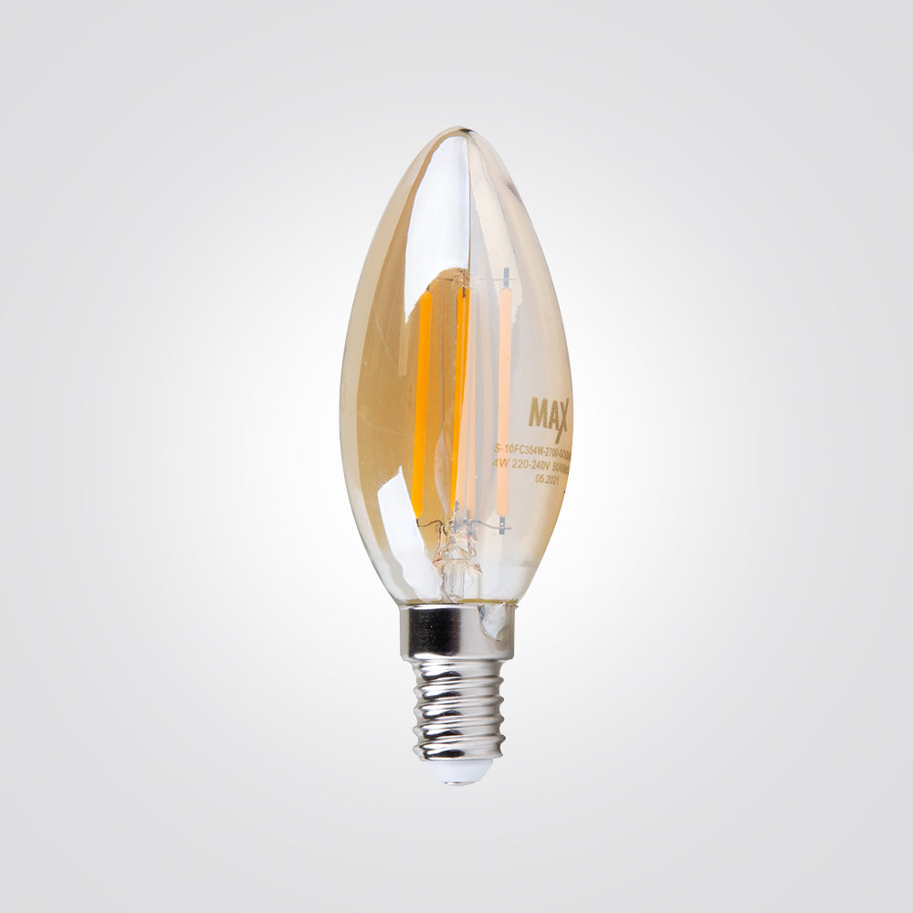 נורת לד פילמנט פחם E14 2700K C35