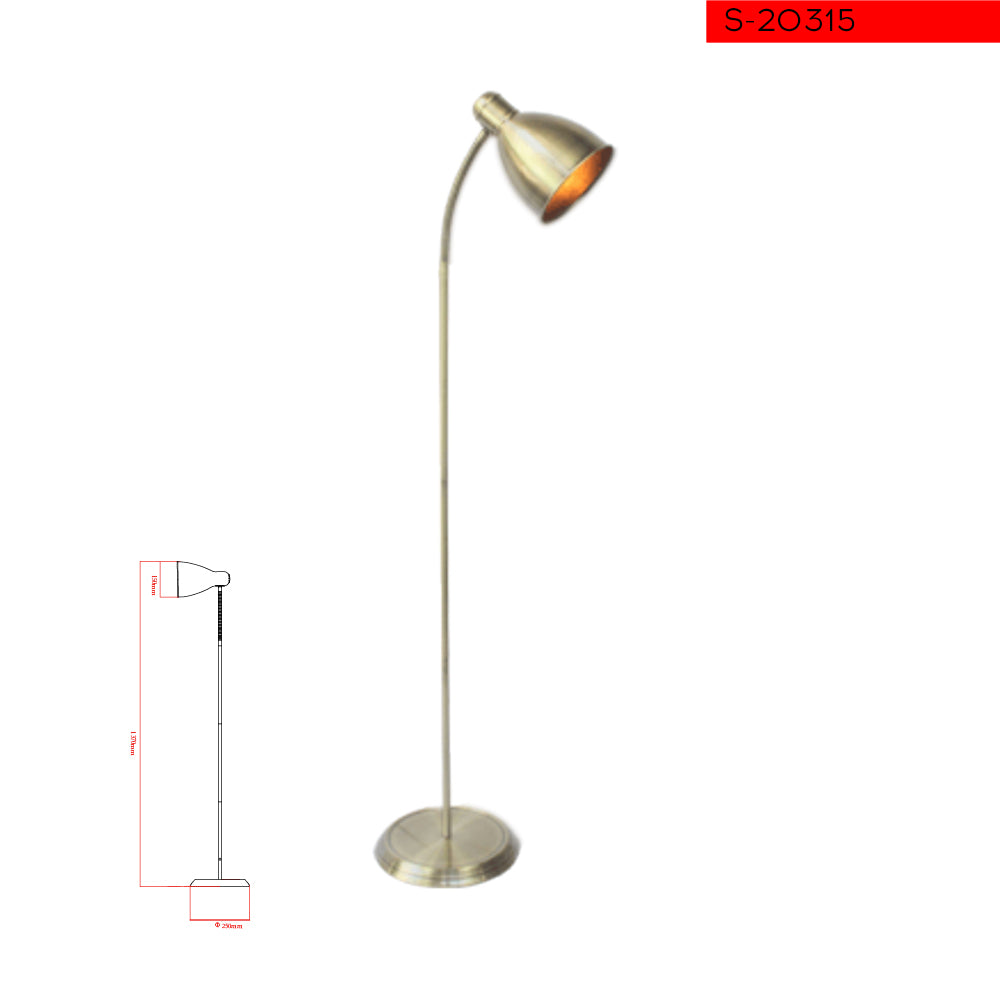 מנורת עמידה פלורינה פליז עתיק