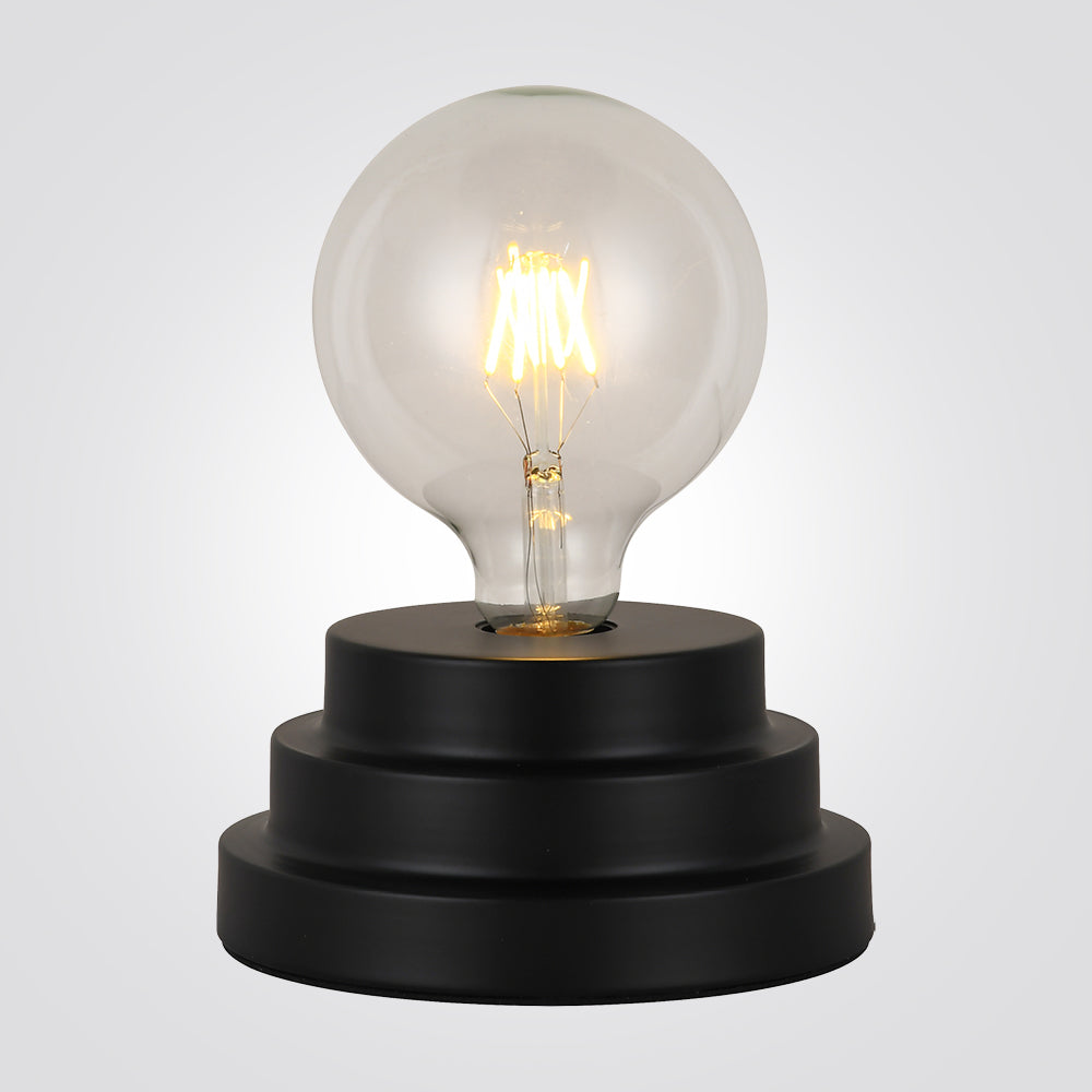 מנורת שולחן ריגה שחור| זהב