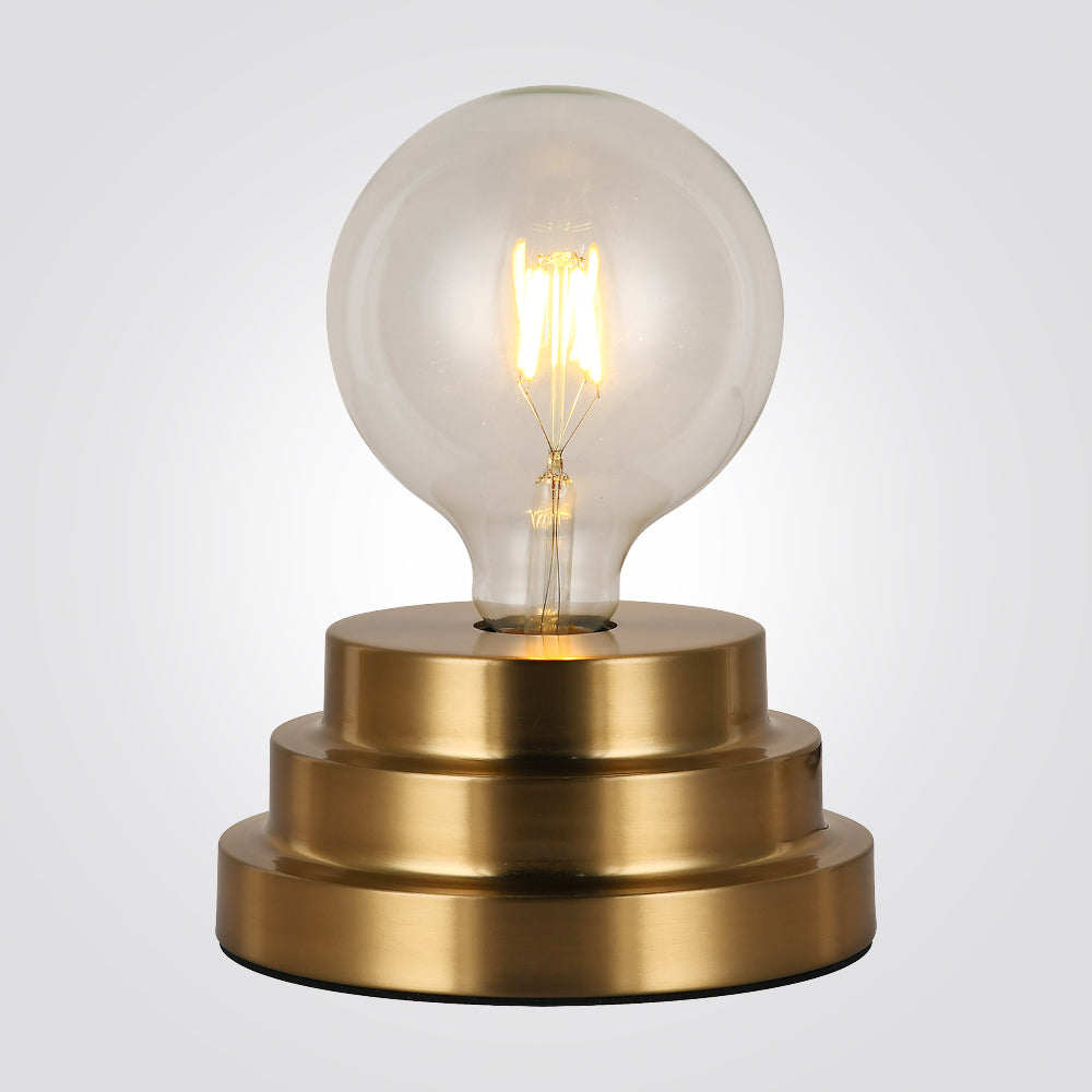 מנורת שולחן ריגה שחור| זהב