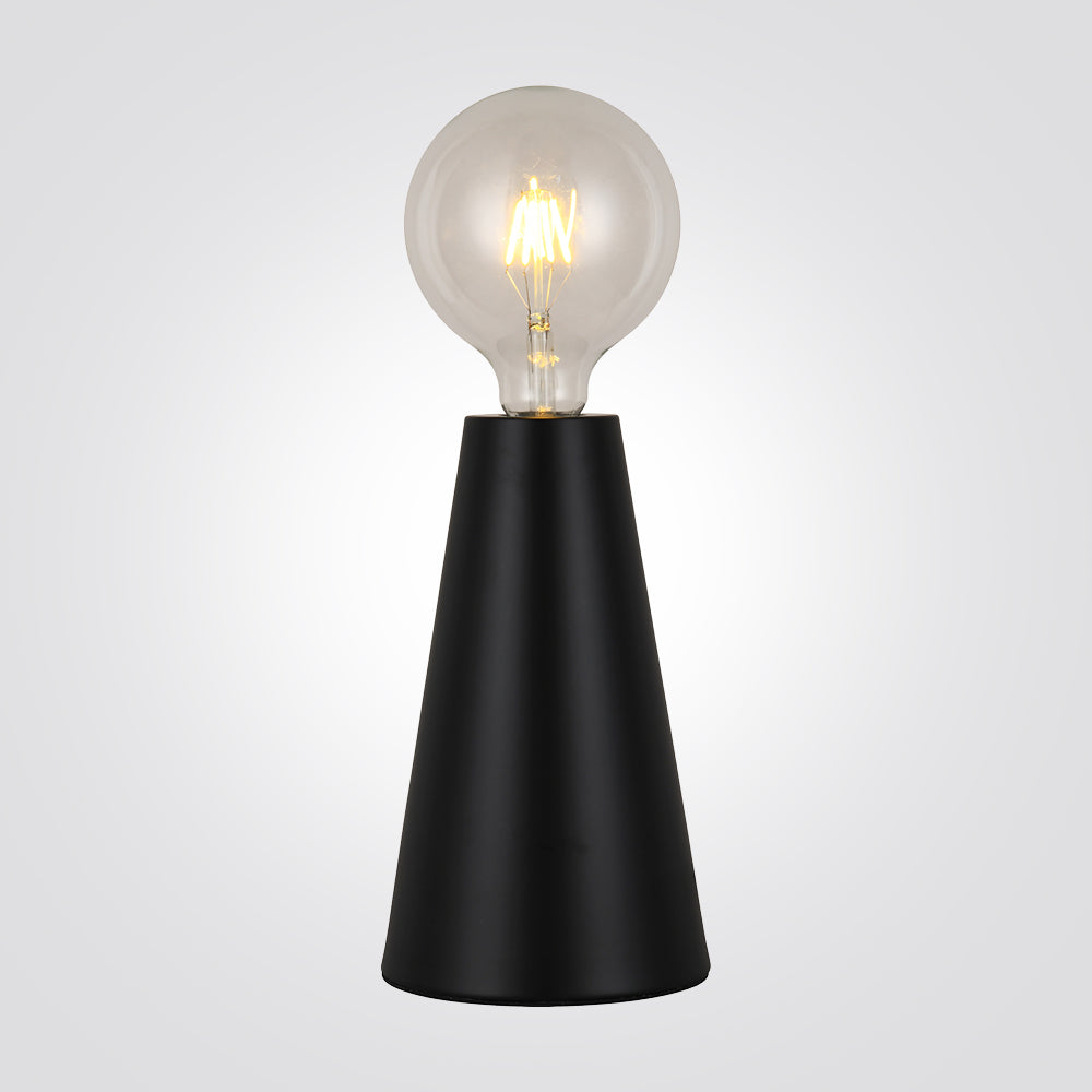 מנורת שולחן קייב שחור| עץ