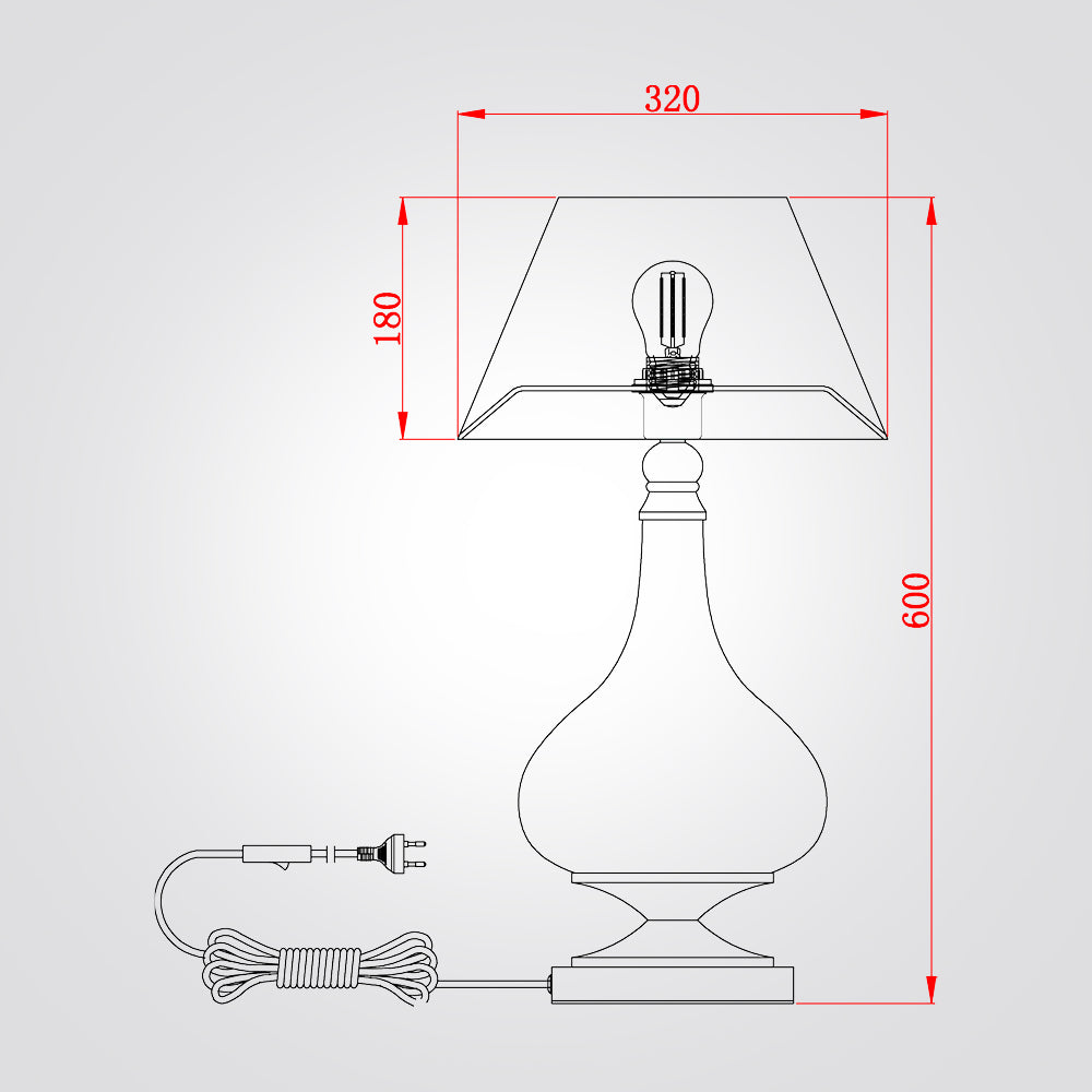 מנורת שולחן אשלי דגם| C