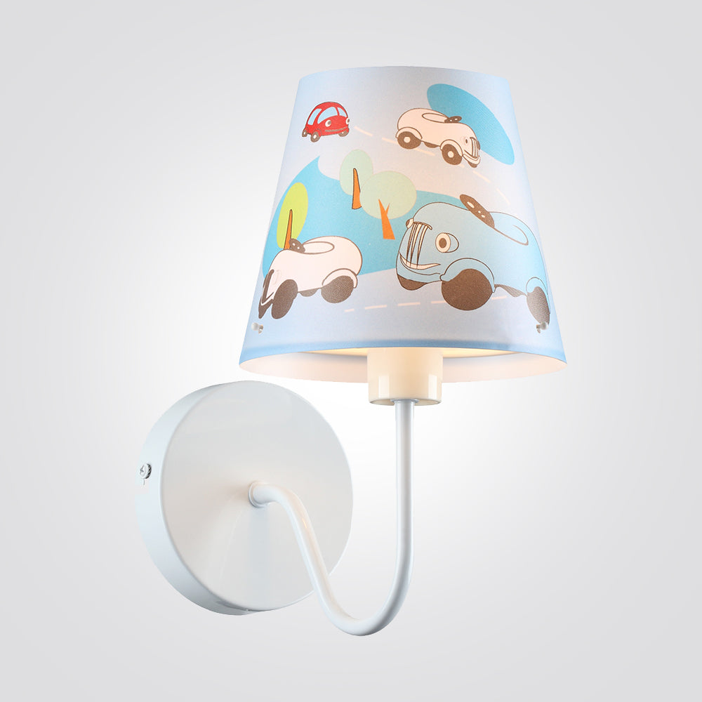 מנורת קיר ילדים סלים מכוניות