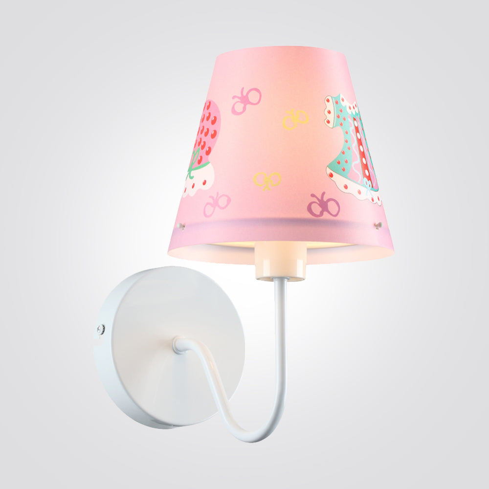 מנורת קיר ילדים סלים ורודה