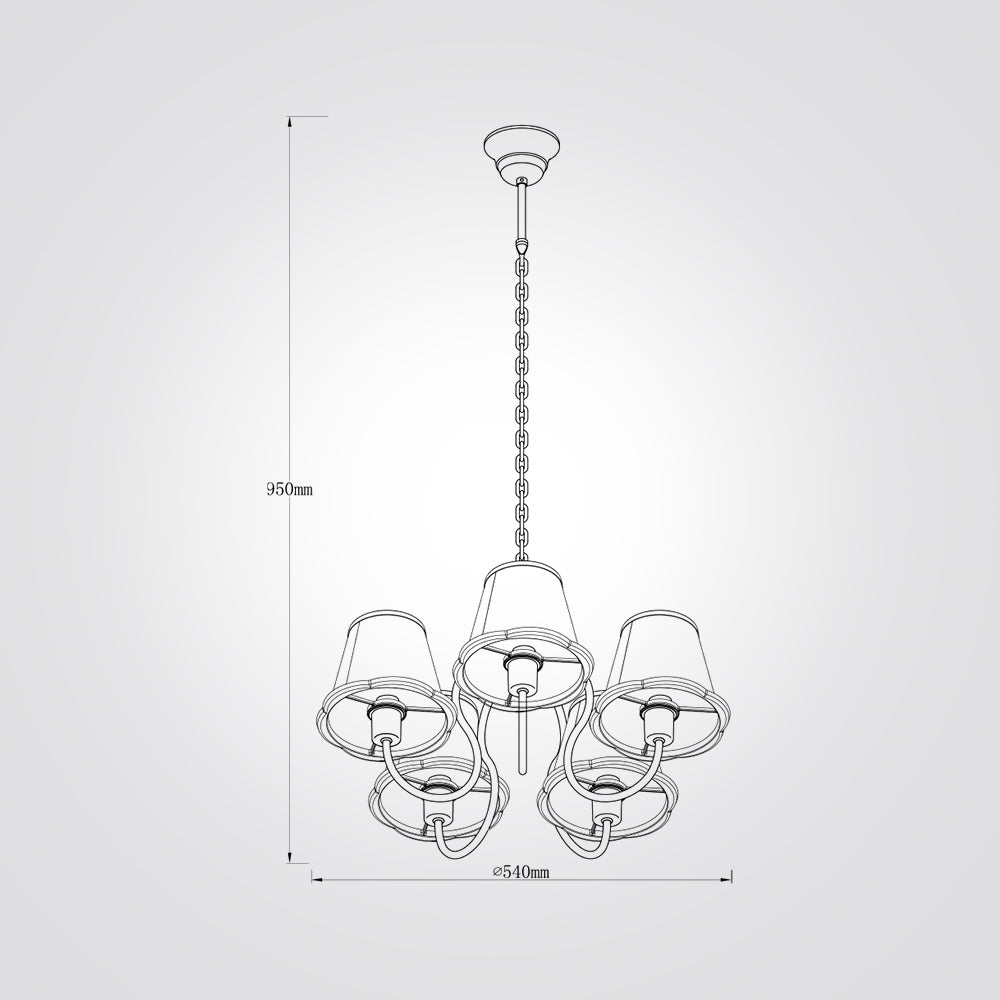 מנורת תליה ילדים נדא חמישייה