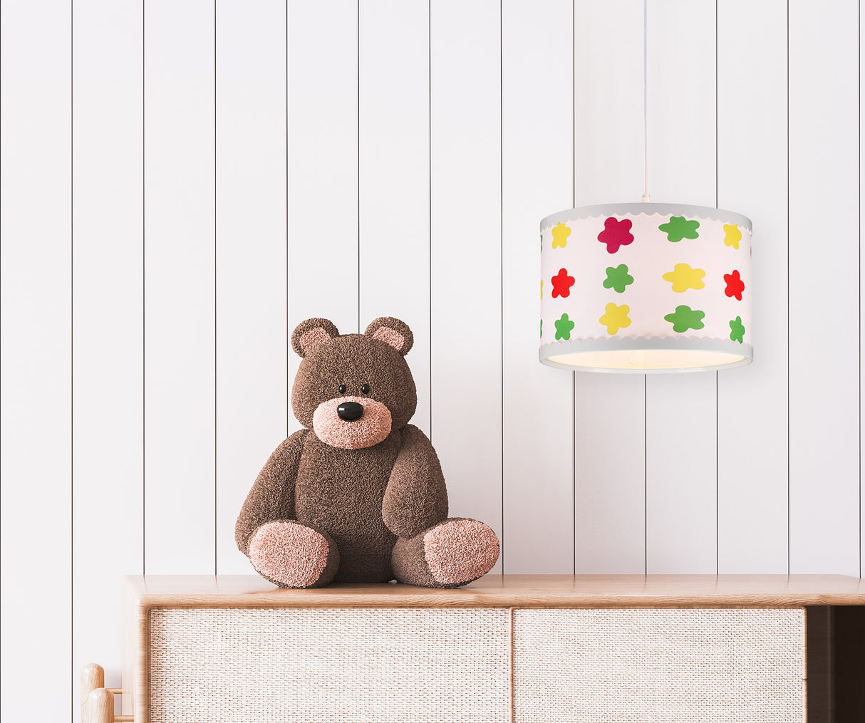 מנורת תליה ילדים אוהד פרחים