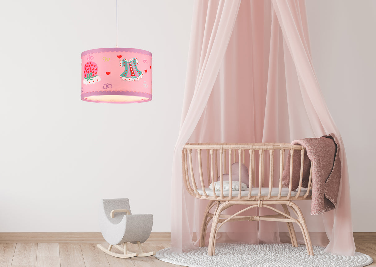 מנורת תליה ילדים אוהד ורודה