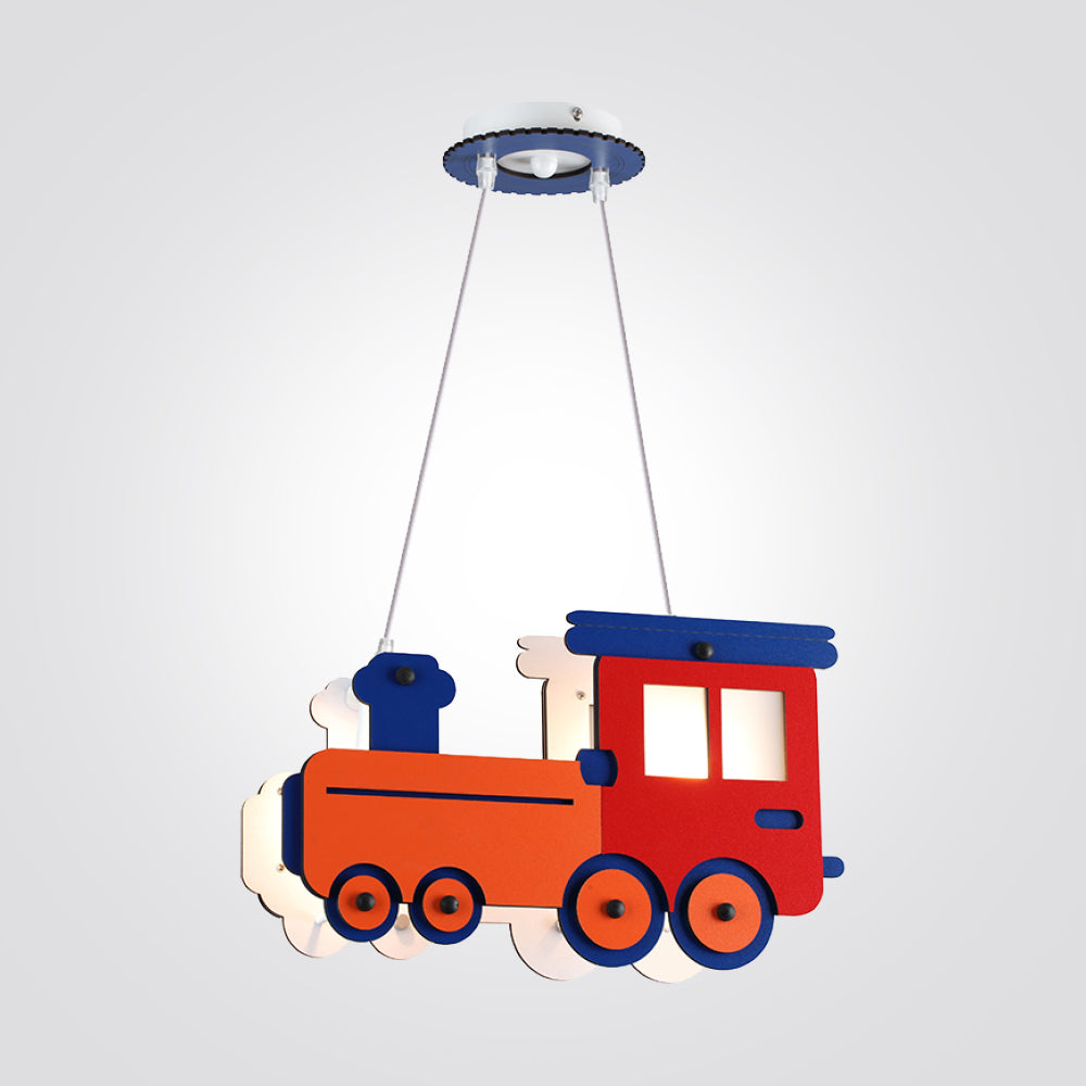 מנורת תליה ילדים רכבת צבעונית