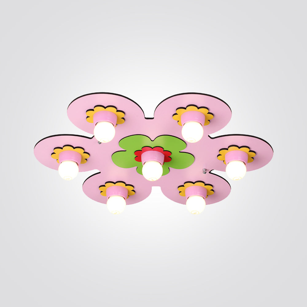 צמוד תקרה ילדים פרח