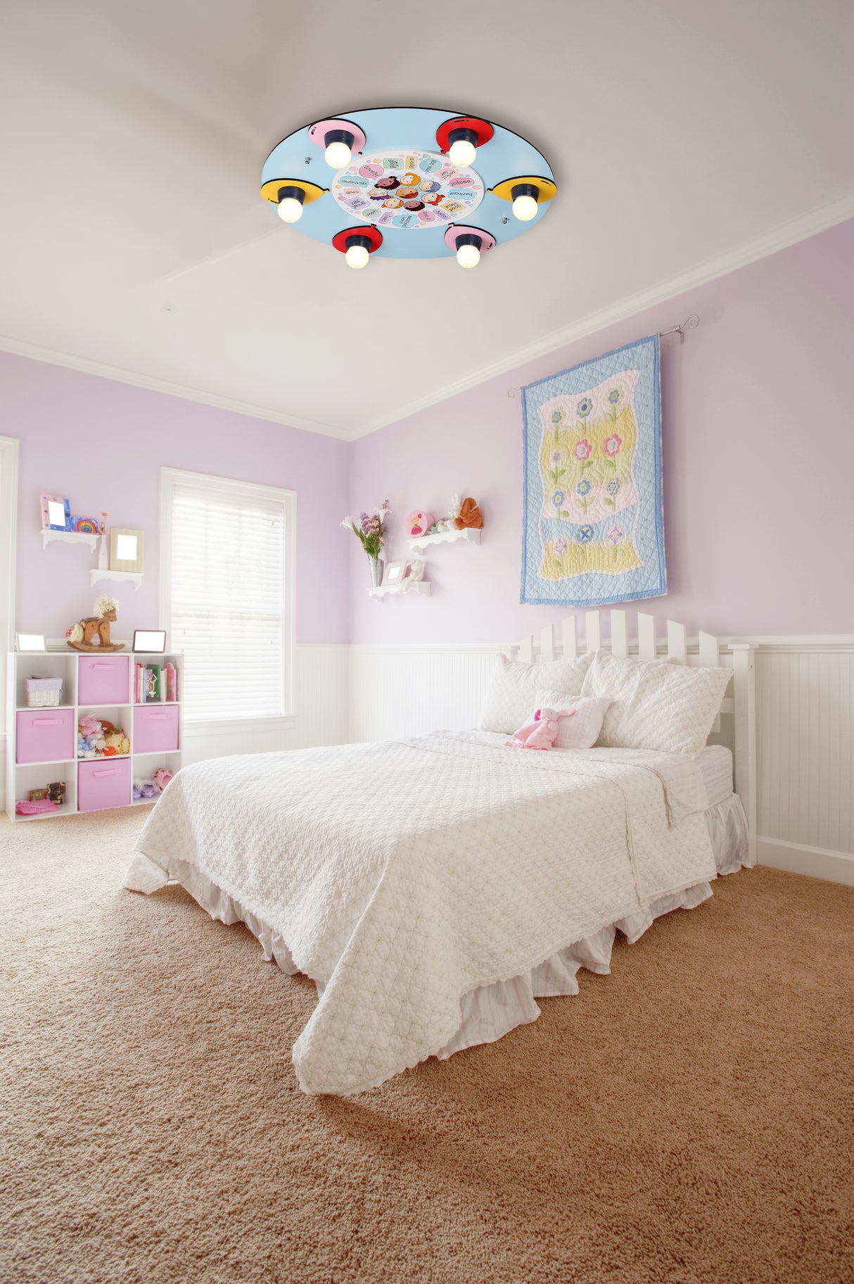 צמוד תקרה ילדים עגול