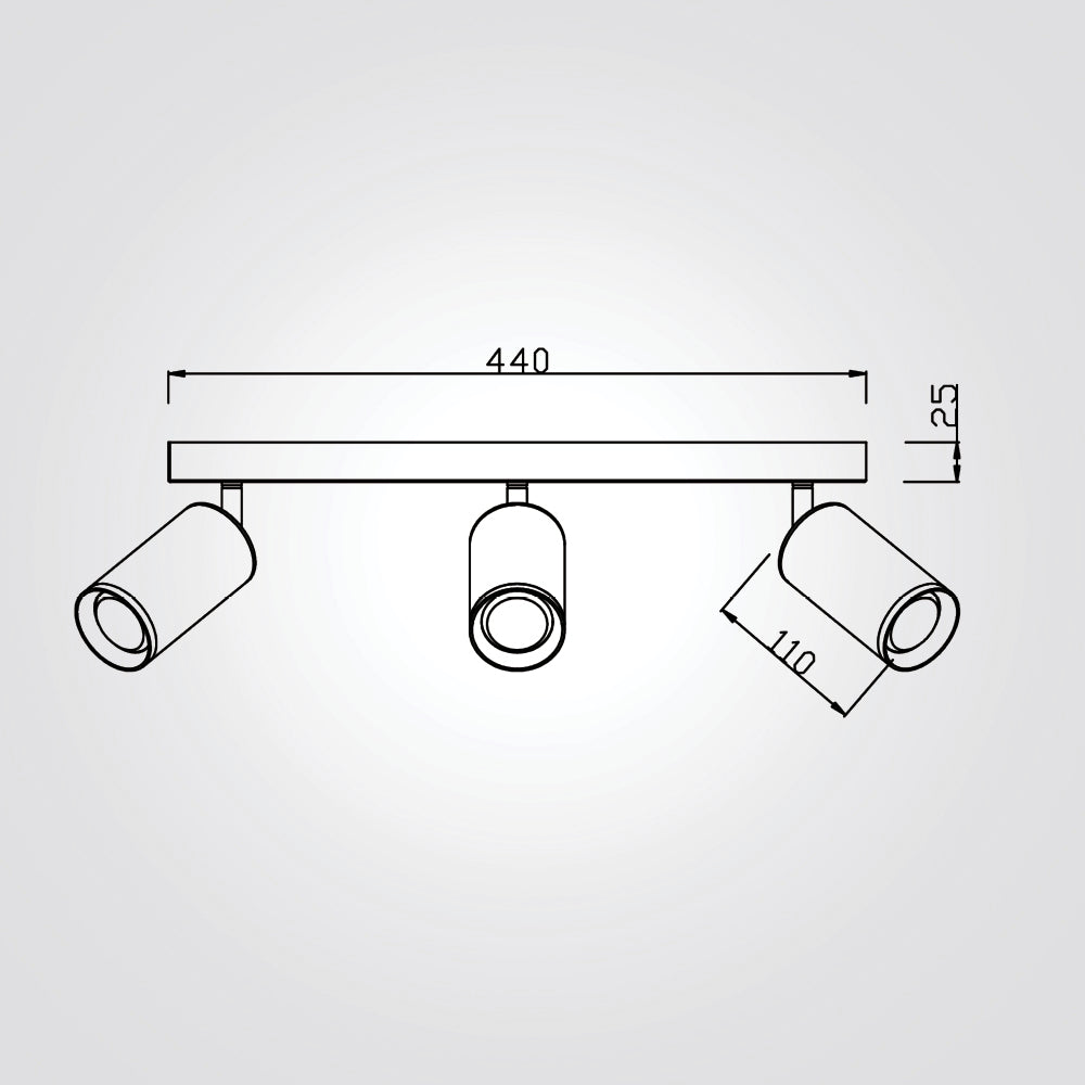 ספוט יהב שלישייה|שחור+פליז