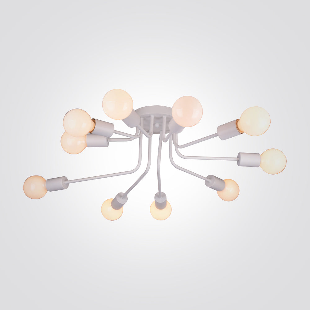 צמוד תקרה אסקדה עשיריה| לבן