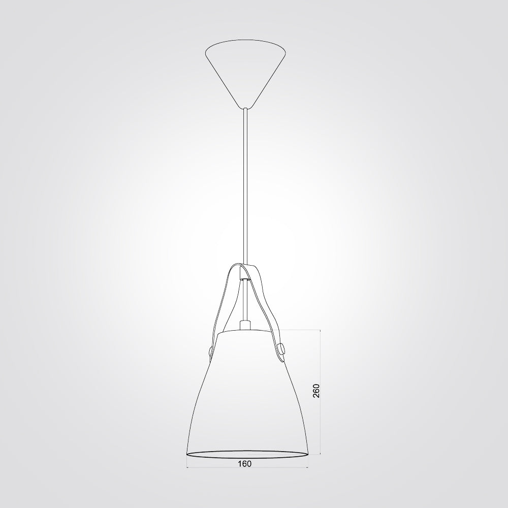 מנורת תליה אוסלו בודד