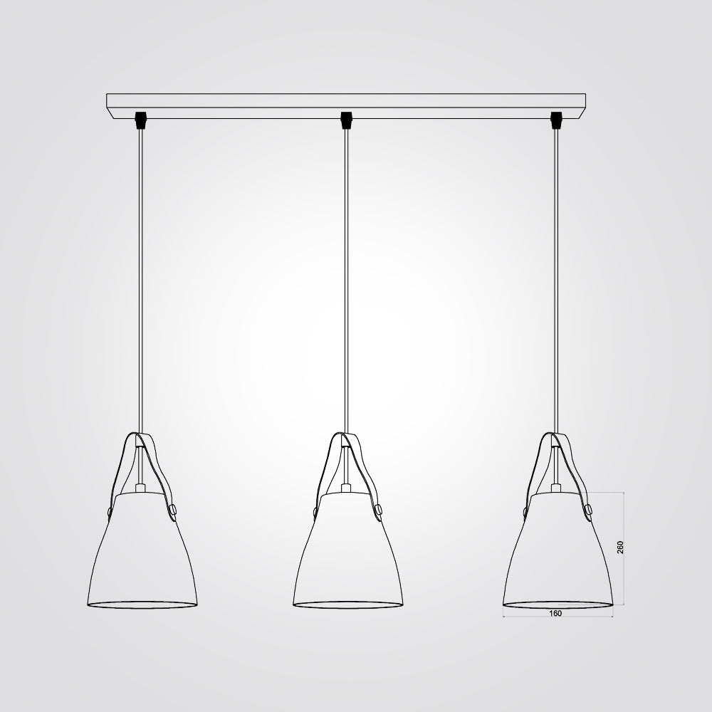 מנורת תליה שלישיה אוסלו