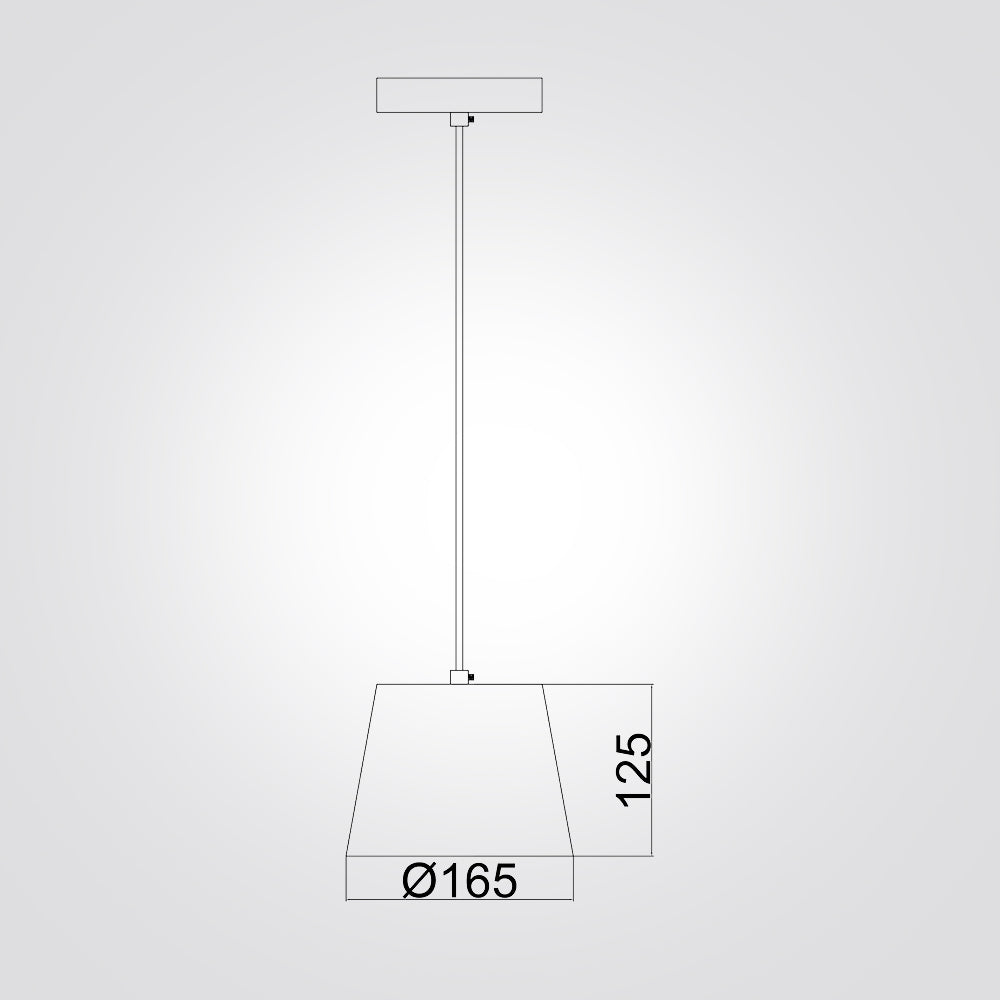 מנורת תליה אלופי בודד